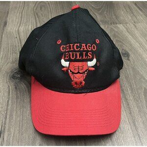 Vintage Chicago Bulls Snapback Black Hat The G Cap One Size Fits All